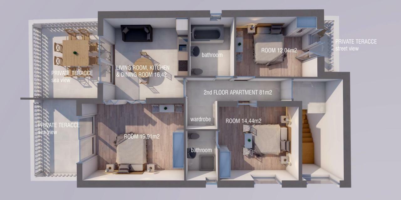 Apartmani Mira Vodice Dış mekan fotoğraf